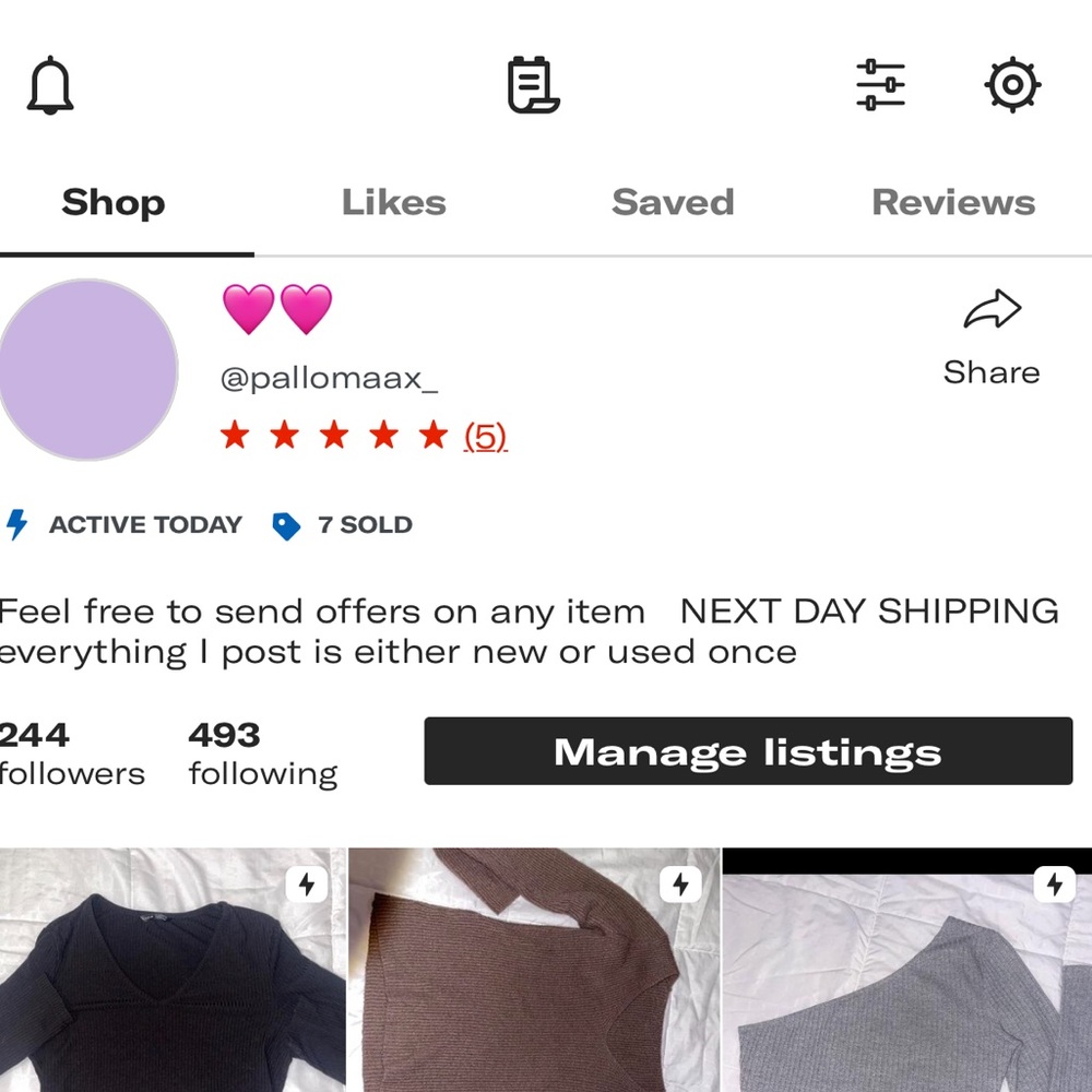 I will be selling more on